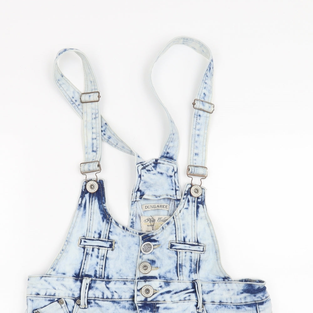 Preworn Womens Blue   Dungaree One-Piece Size 14