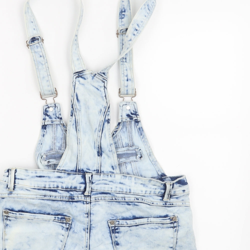 Preworn Womens Blue   Dungaree One-Piece Size 14
