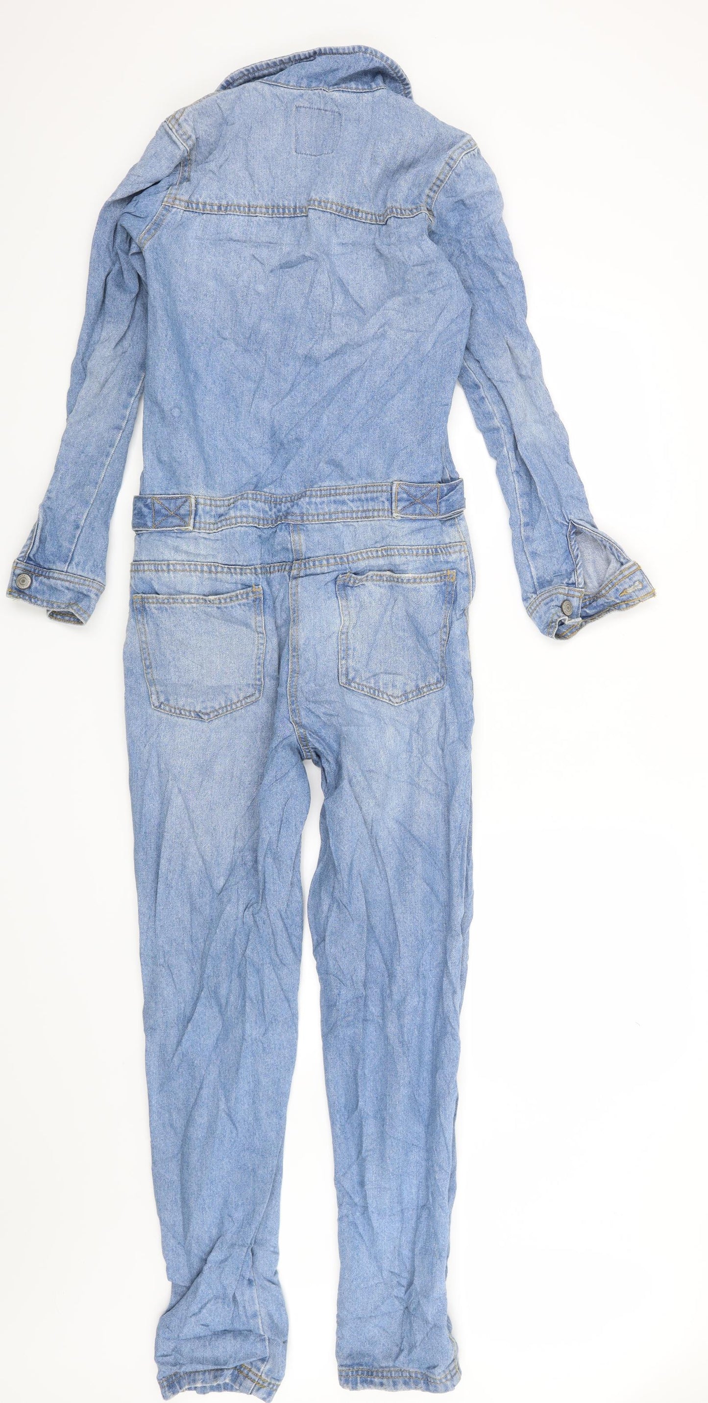 Denim CO Womens Blue   Jumpsuit One-Piece Size 4