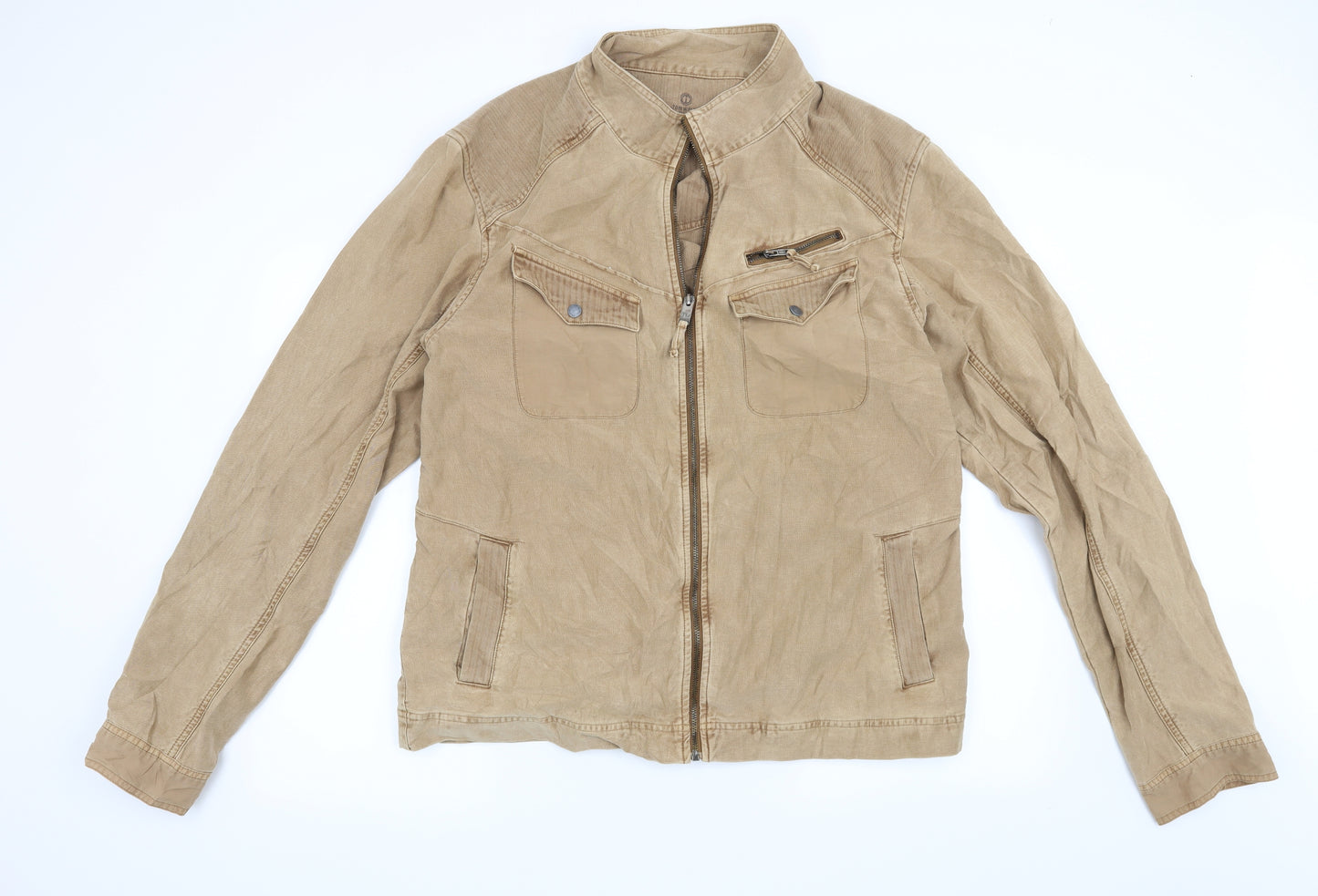 Tom Wolfe Mens Brown   Jacket  Size 2XL