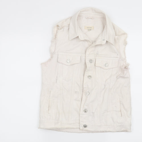 River Island Womens White   Jacket  Size 10