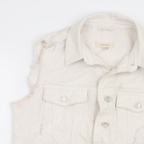 River Island Womens White   Jacket  Size 10