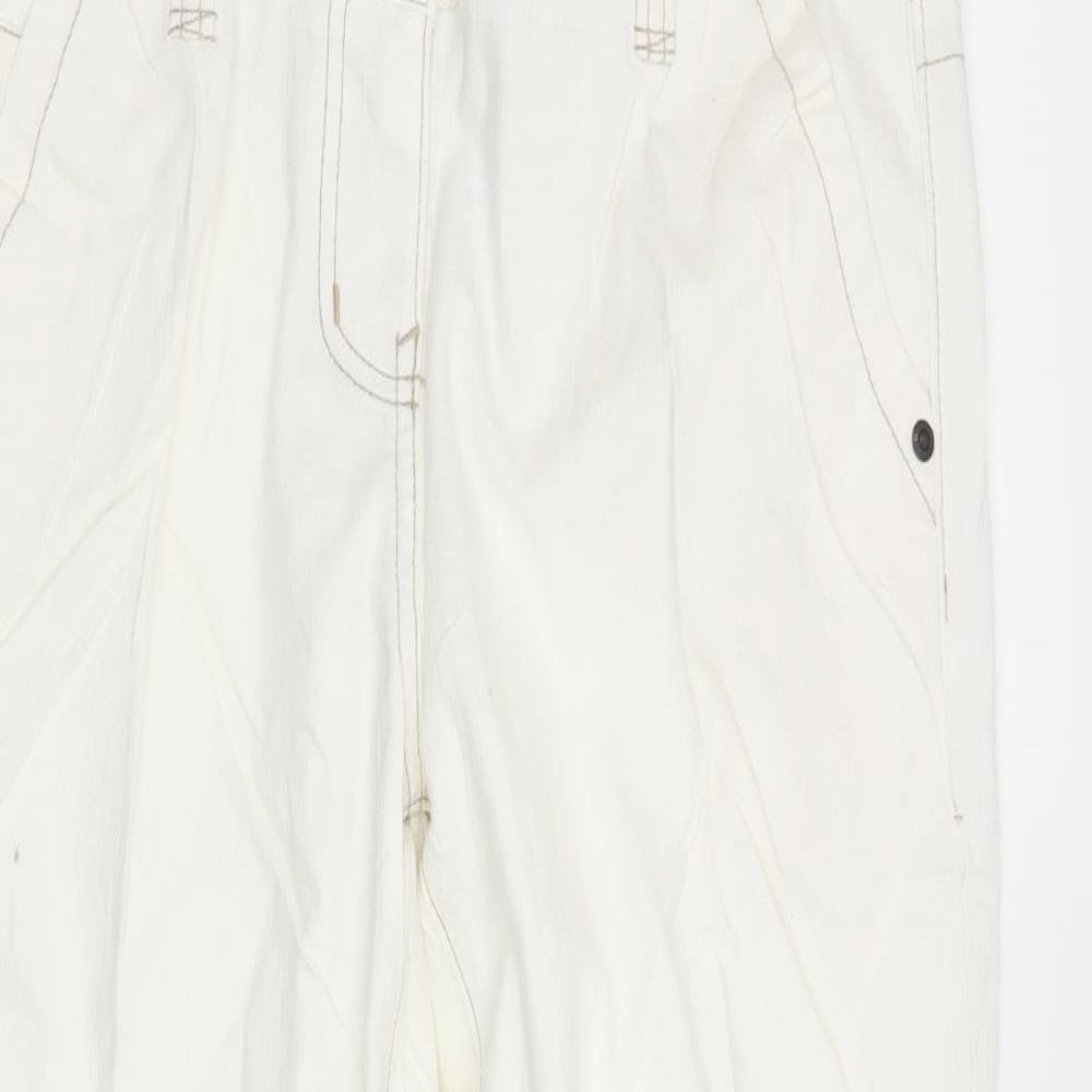 NEXT Womens White   Straight Jeans Size 12 L24 in