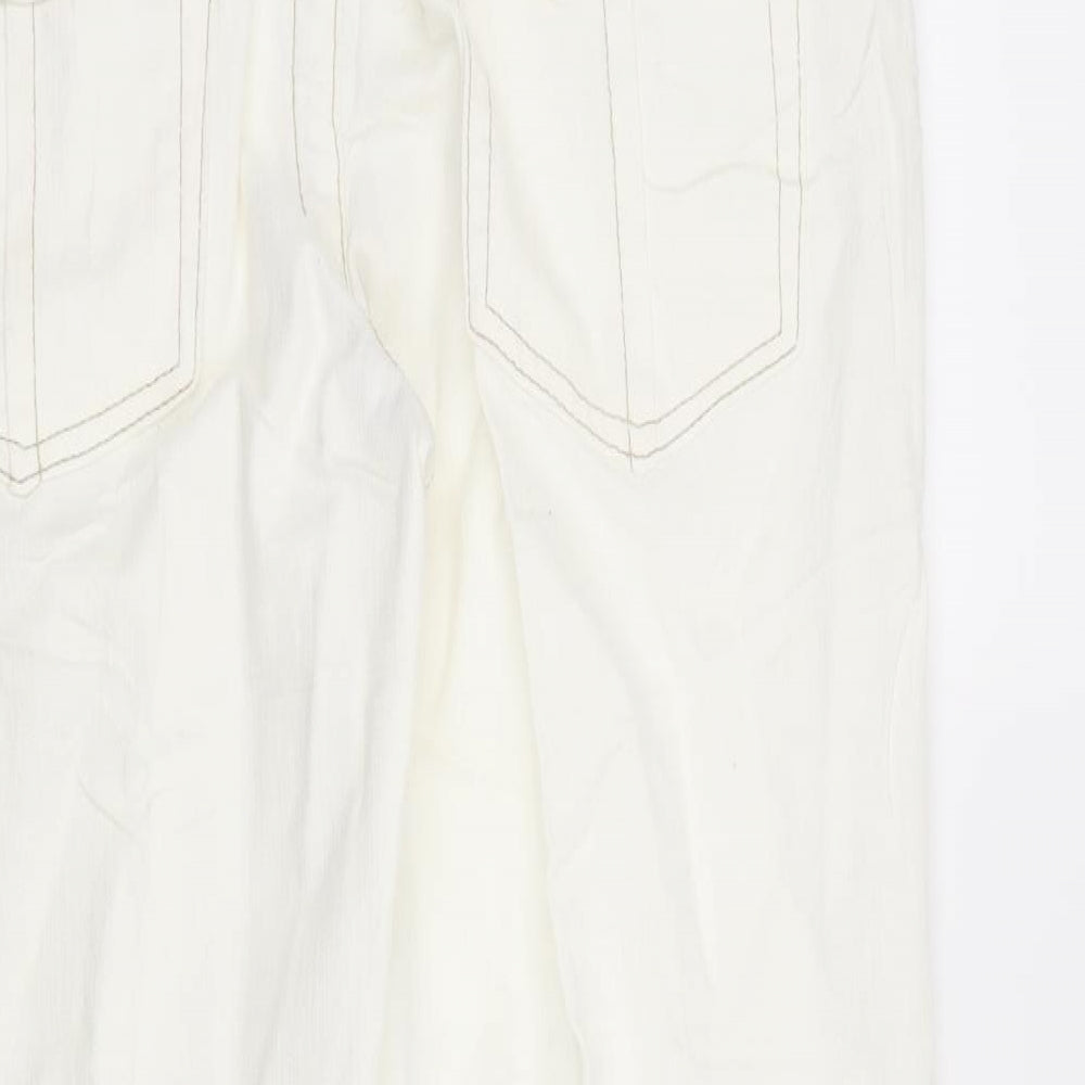 NEXT Womens White   Straight Jeans Size 12 L24 in