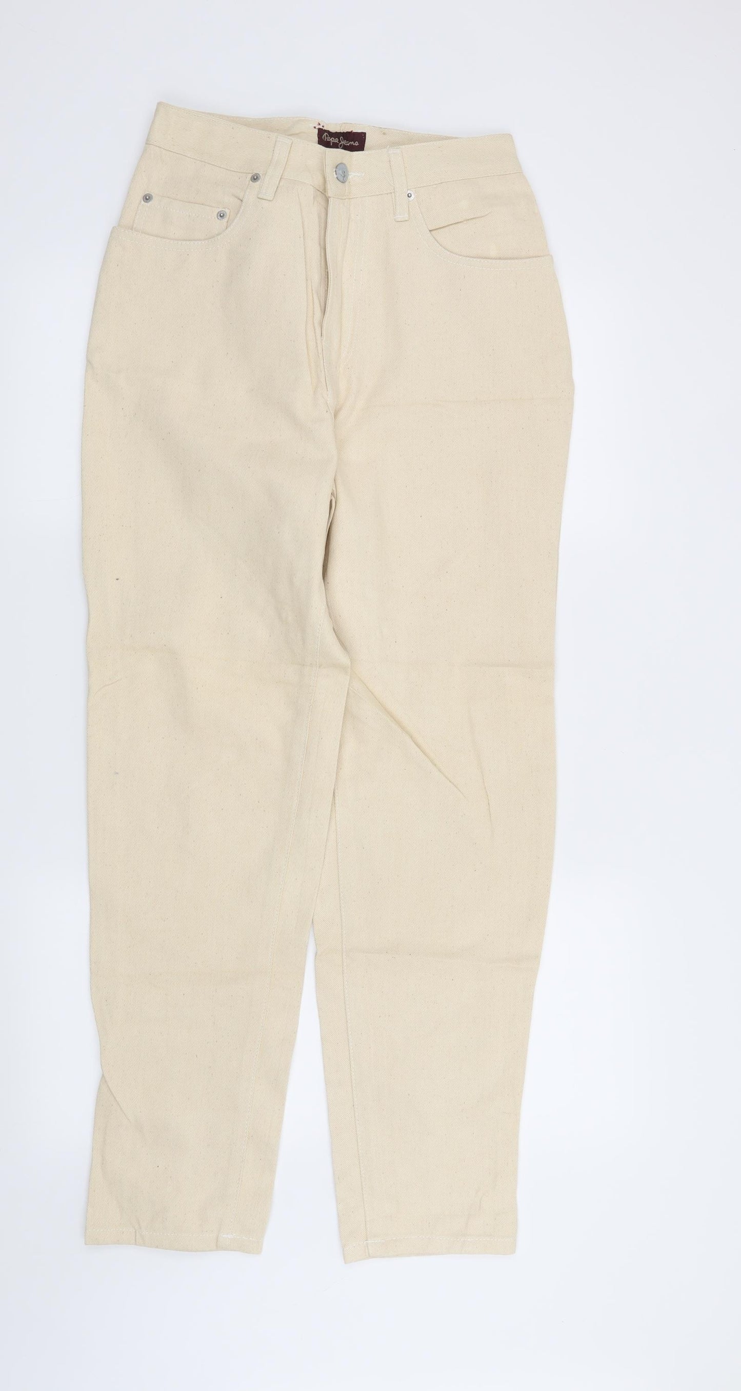 Pepe Jeans Womens Beige   Straight Jeans Size 28 in L29 in