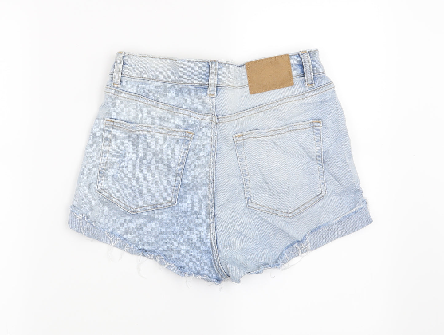 H&M Womens Blue   Cut-Off Shorts Size 10
