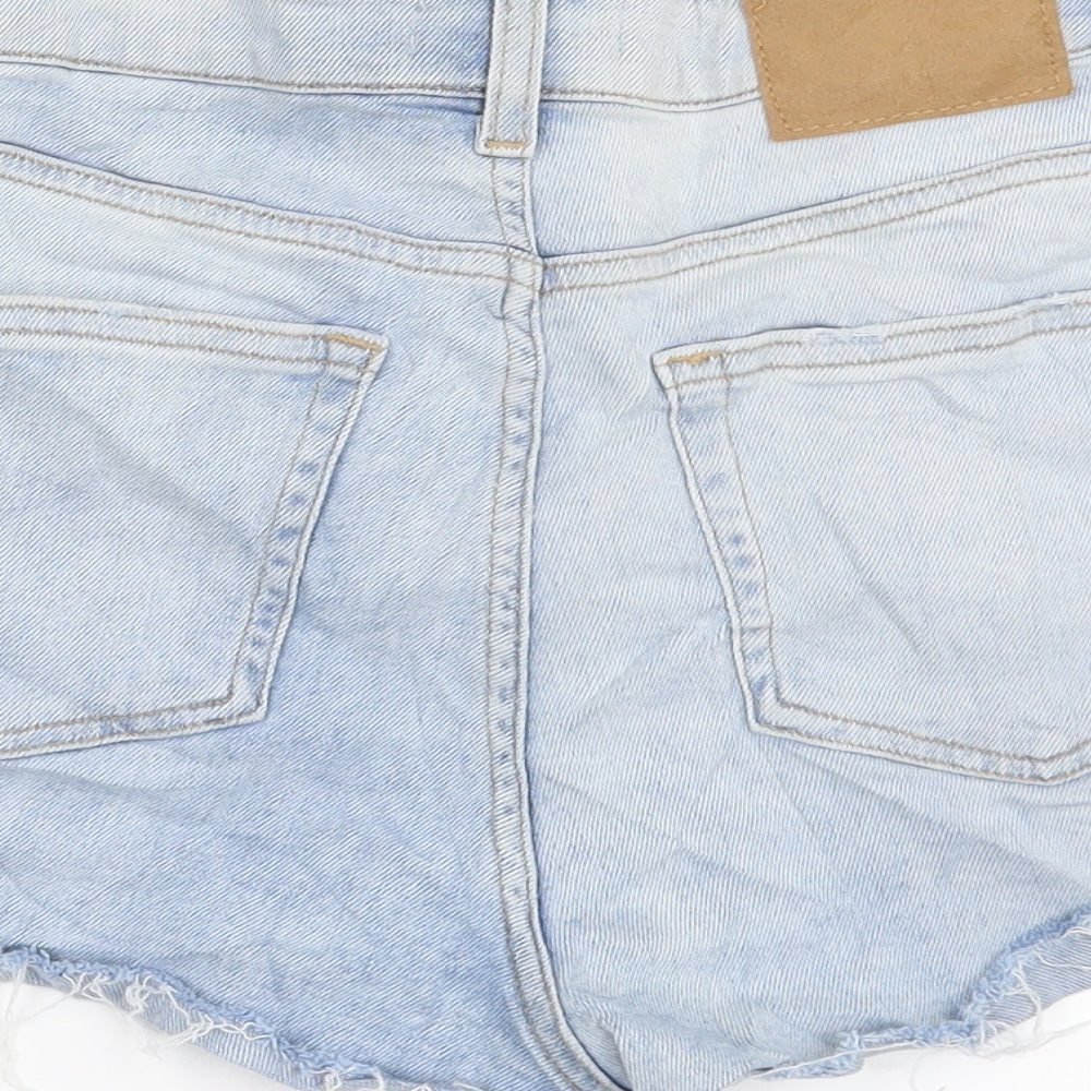 H&M Womens Blue   Cut-Off Shorts Size 10