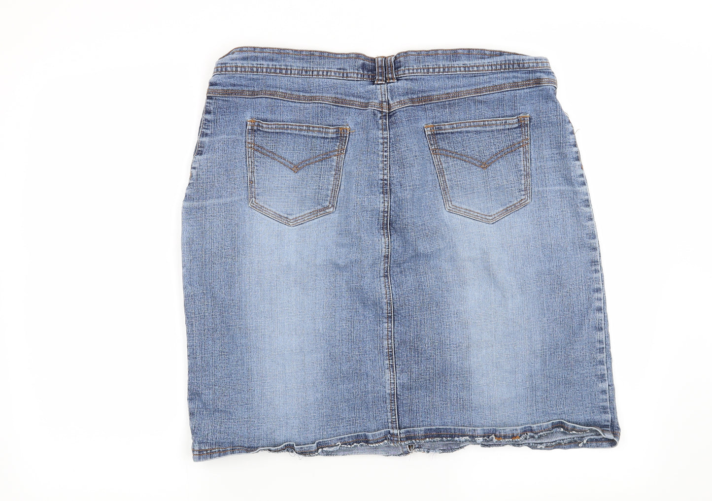 Dorothy Perkins Womens Blue   Mini Skirt Size 16