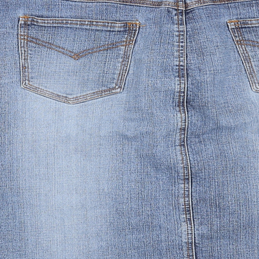 Dorothy Perkins Womens Blue   Mini Skirt Size 16