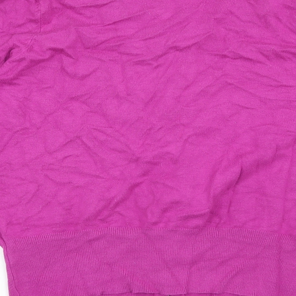 Marks and Spencer Womens Pink   Cardigan Jumper Size 12
