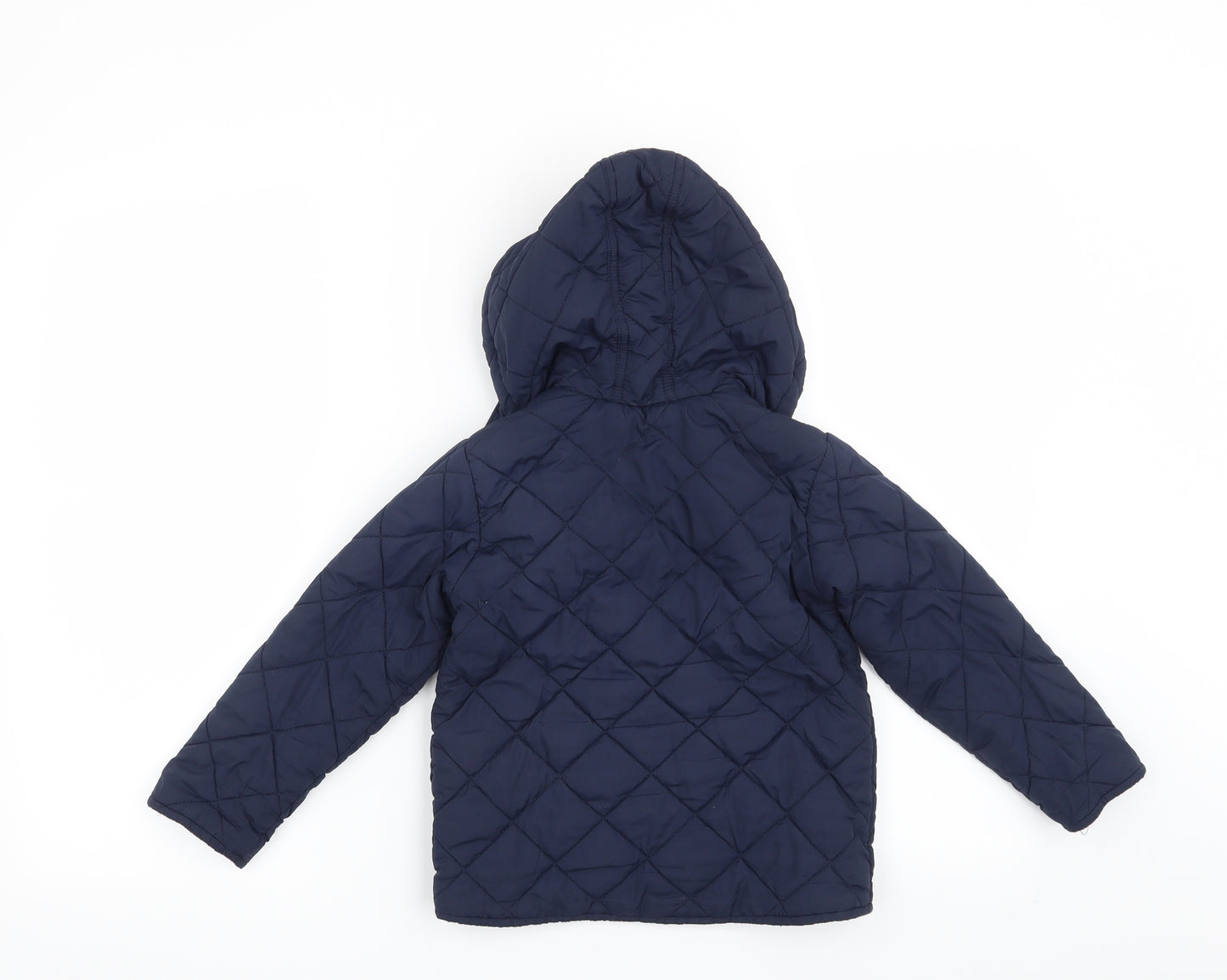 Marks and Spencer Boys Blue   Overcoat Coat Size 3-4 Years