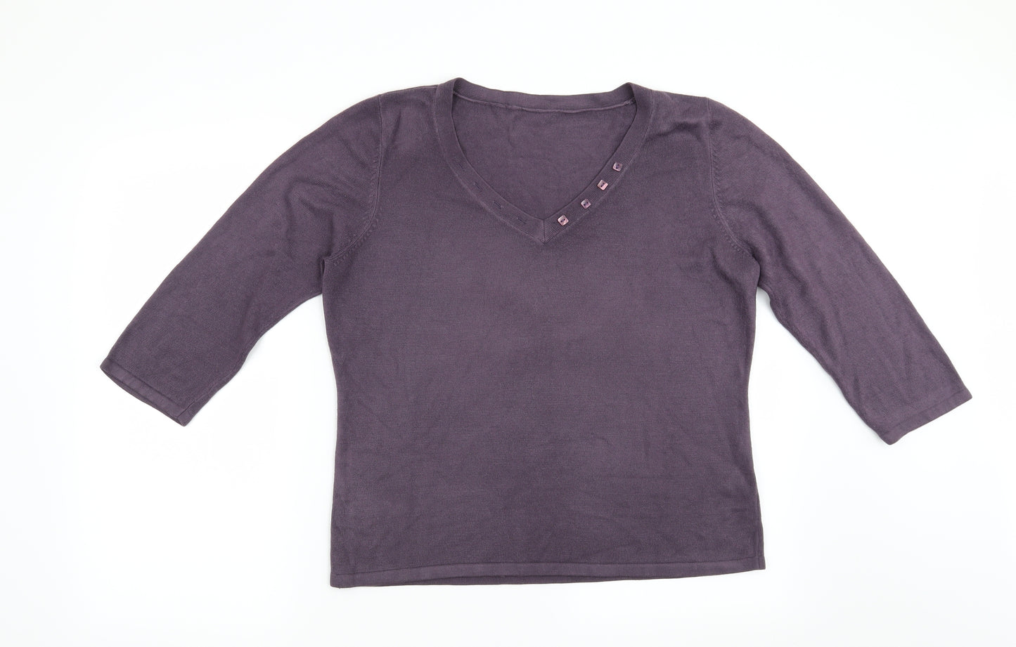 BHS Womens Purple   Pullover Jumper Size 16