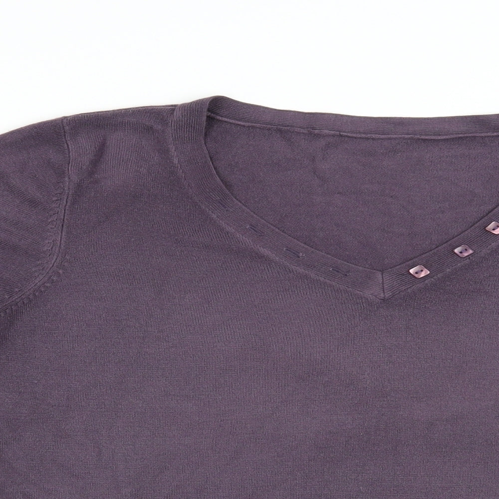 BHS Womens Purple   Pullover Jumper Size 16