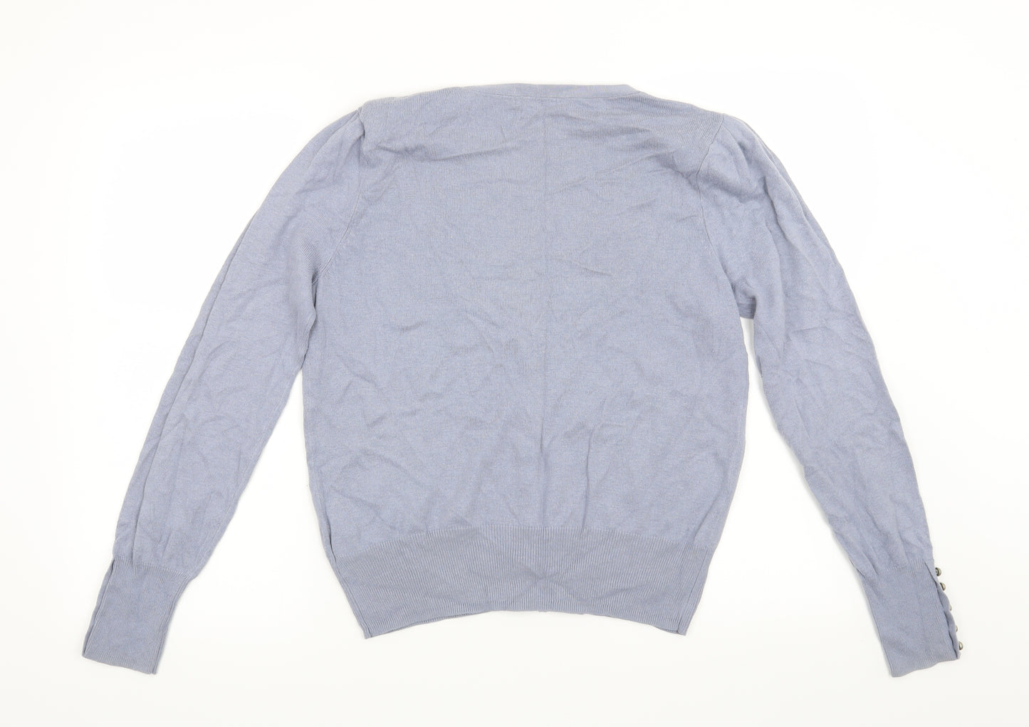 Marks and Spencer Womens Blue   Cardigan Jumper Size 14