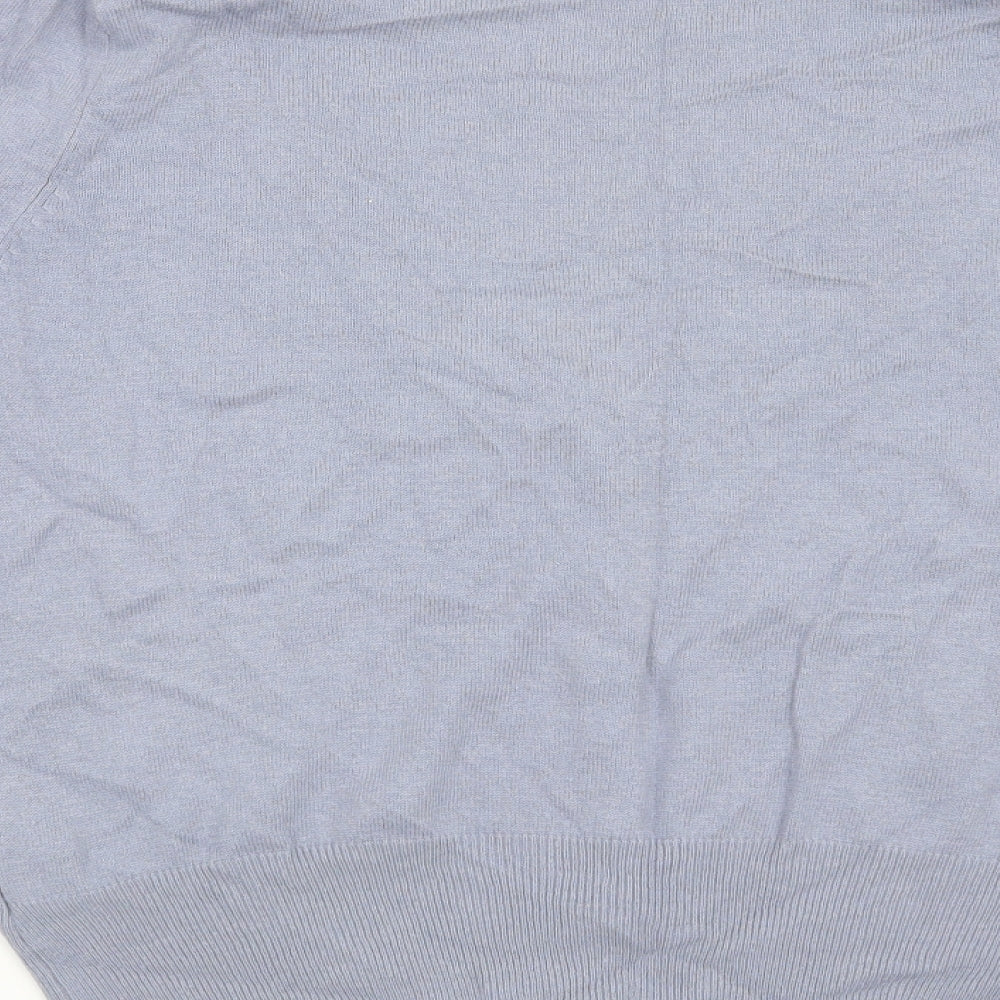 Marks and Spencer Womens Blue   Cardigan Jumper Size 14