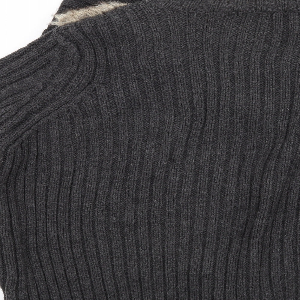 George Womens Grey   Cardigan Jumper Size 24