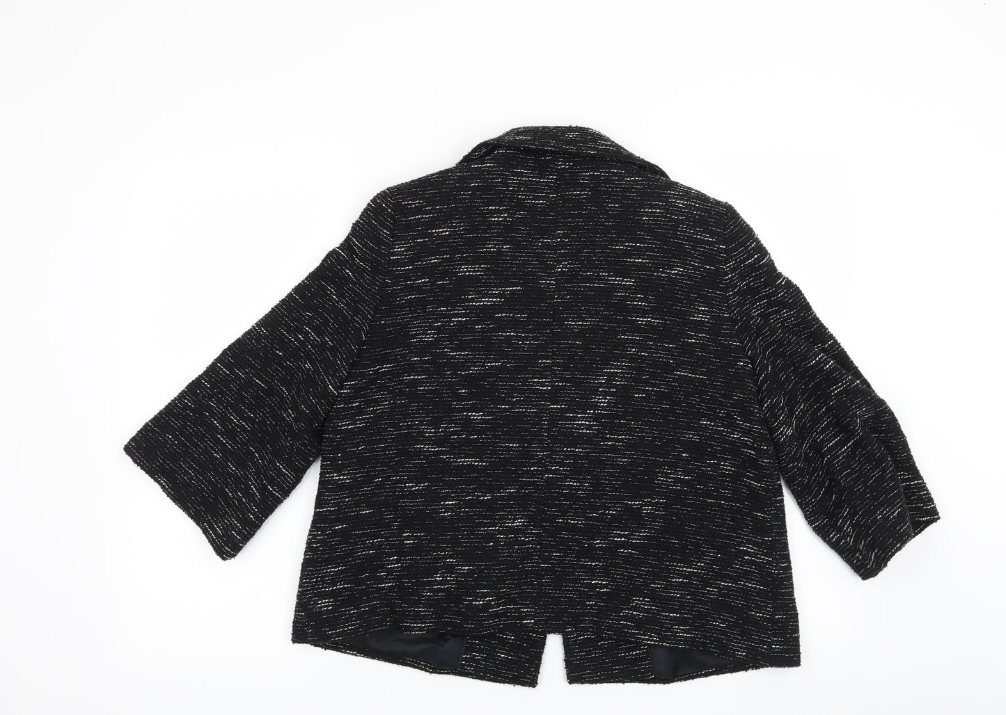 Wallis Womens Black Striped  Jacket  Size 12