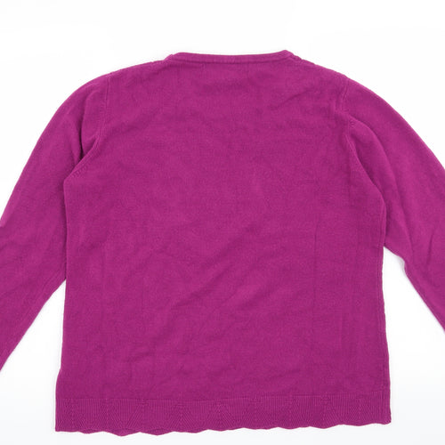 Paco Boutique  Womens Pink   Pullover Jumper Size 14