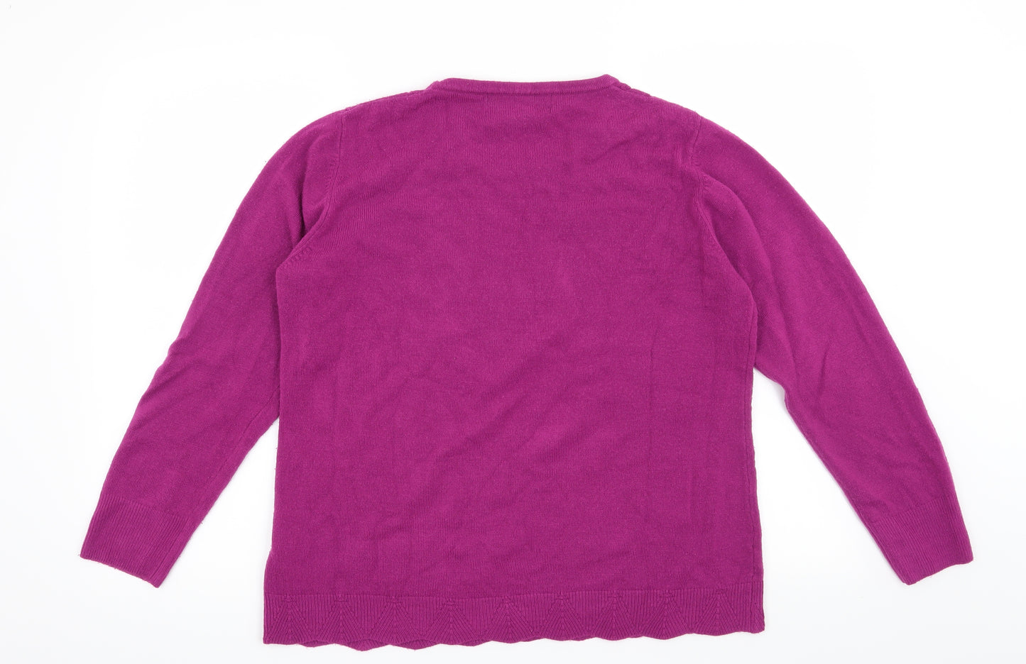 Paco Boutique  Womens Pink   Pullover Jumper Size 14