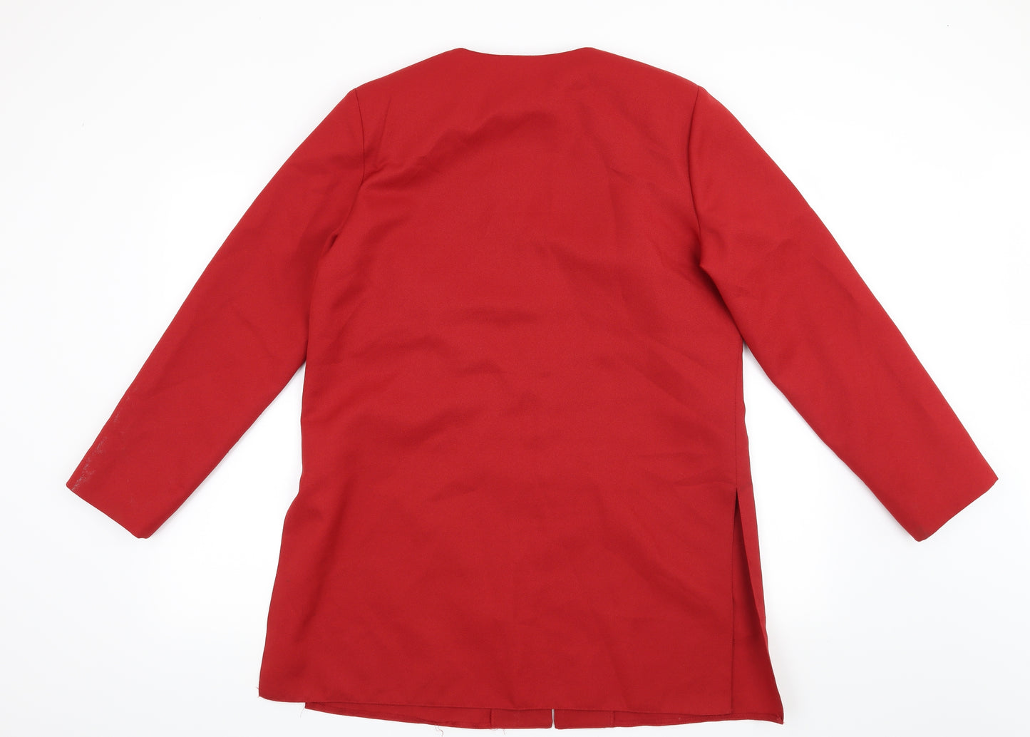 Preworn Womens Red   Jacket Blazer Size 16