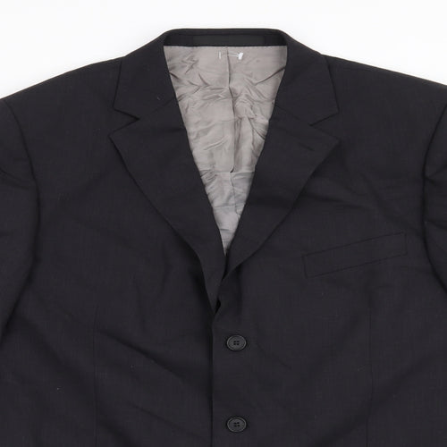 Marks and Spencer Mens Black   Jacket Suit Jacket Size 44