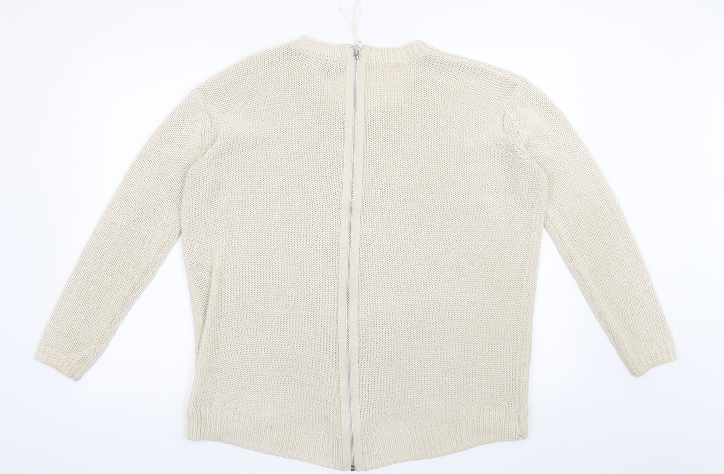 Topshop Womens Beige   Pullover Jumper Size 10