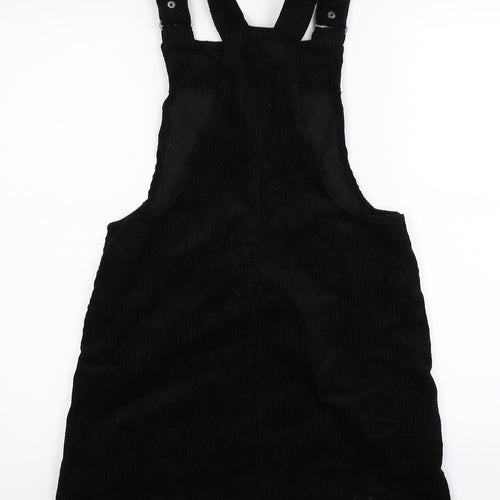 New Look Womens Black  Corduroy Mini  Size 8  - Dungaree