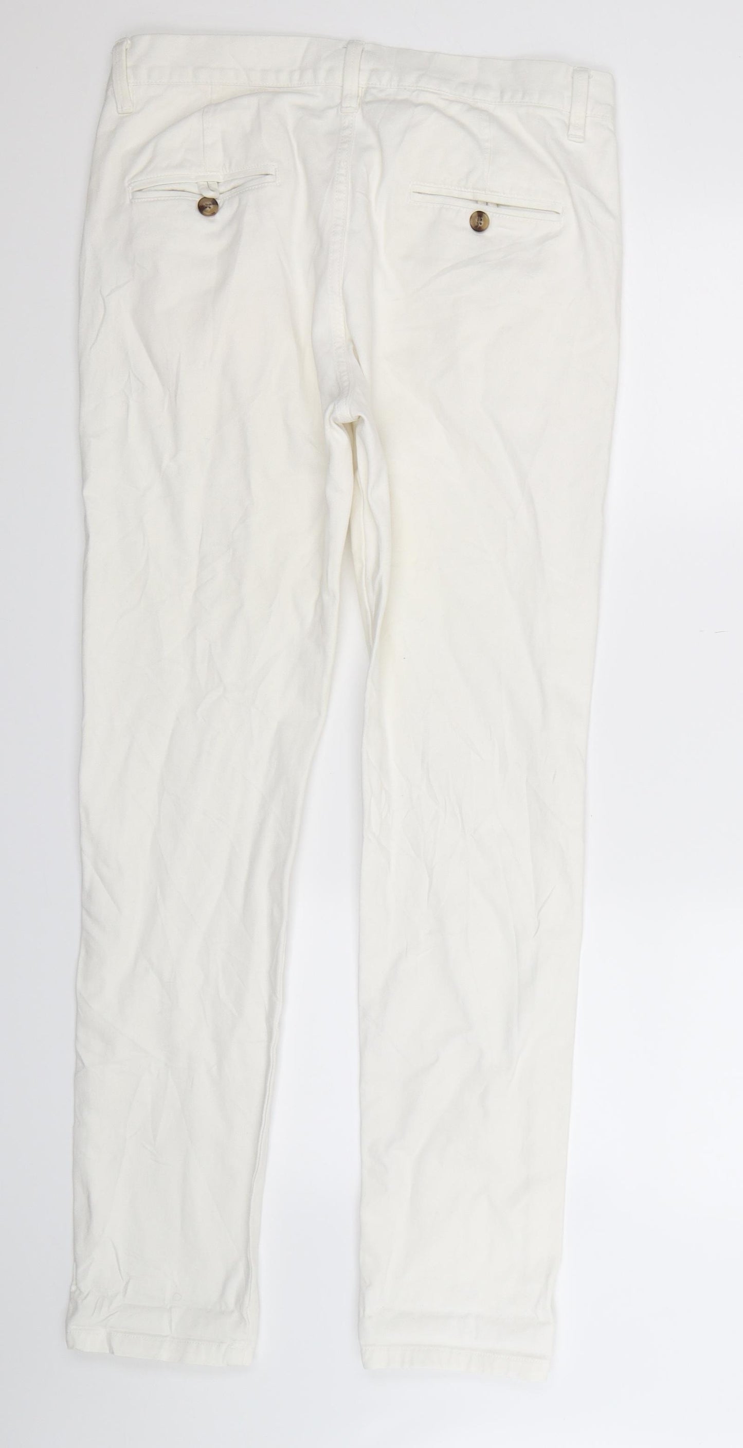 ASOS Mens White  Denim Skinny Jeans Size 31 L32 in