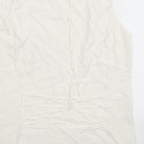 NEXT Womens White   Basic Tank Size 12