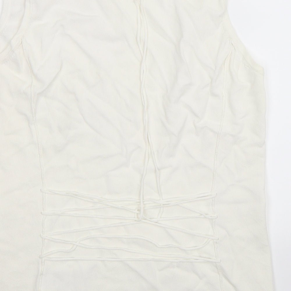 NEXT Womens White   Basic Tank Size 12