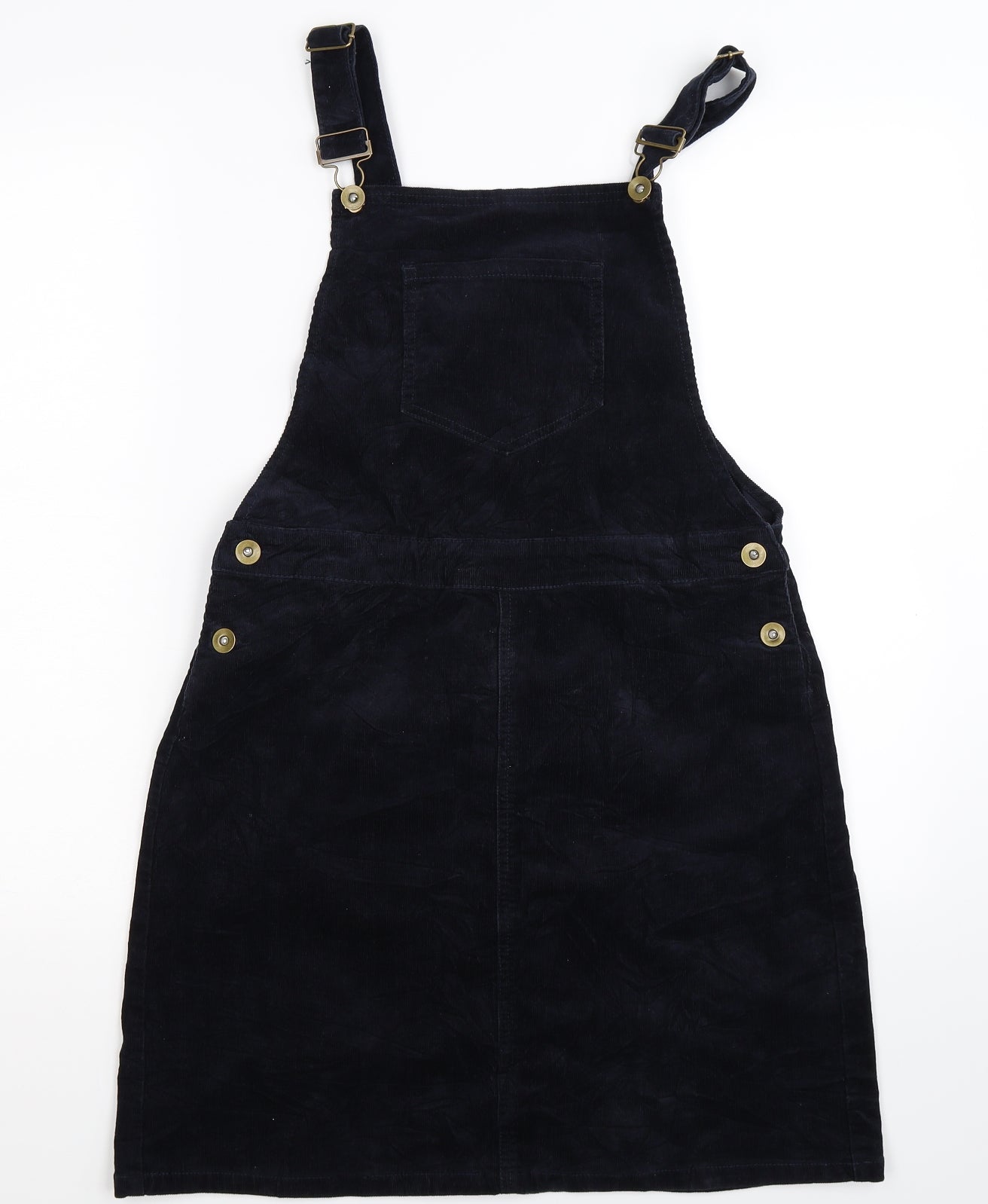 TU Womens Blue  Corduroy Mini  Size 12  - Dungaree