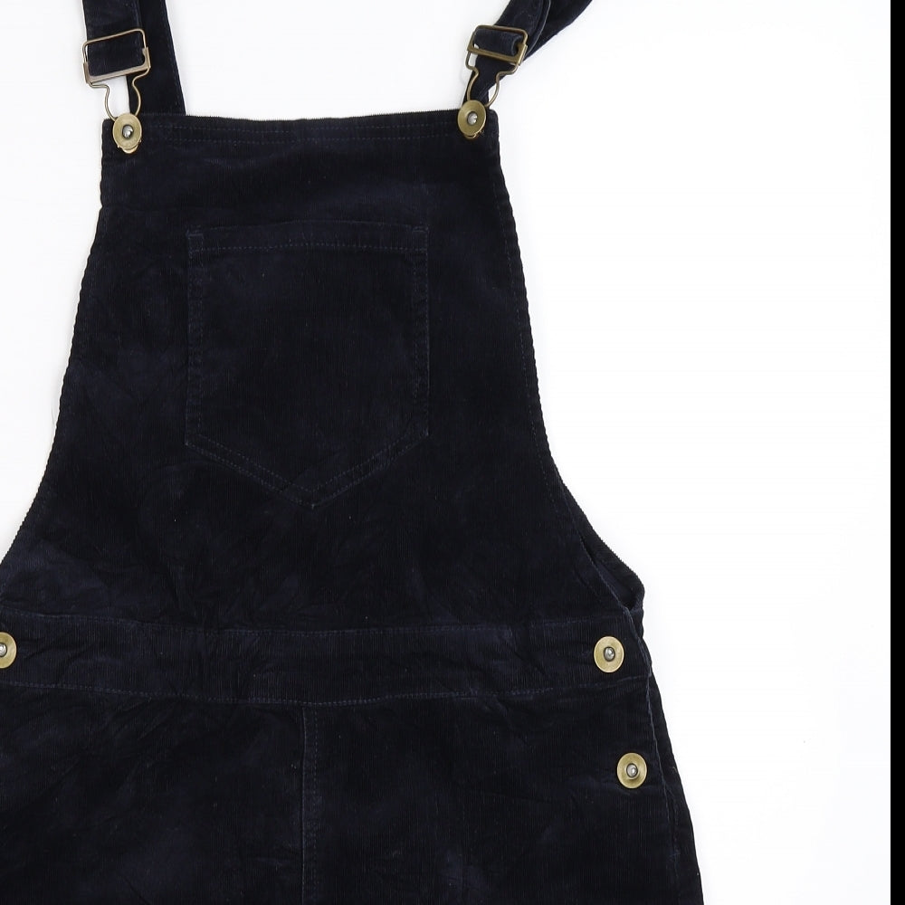 TU Womens Blue  Corduroy Mini  Size 12  - Dungaree