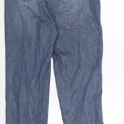 Riot Womens Blue  Denim Mom Jeans Size 10 L29 in