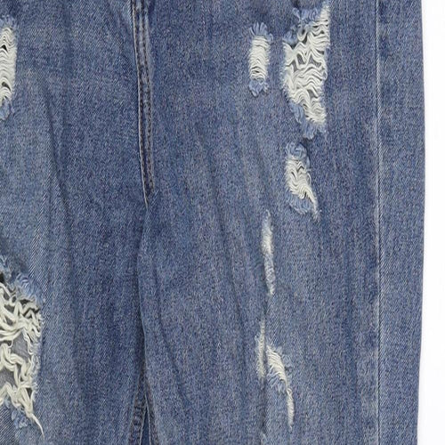 Riot Womens Blue  Denim Mom Jeans Size 10 L29 in