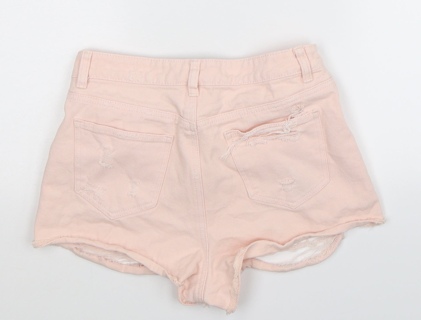Denim Co Womens Pink  Denim Hot Pants Shorts Size 10