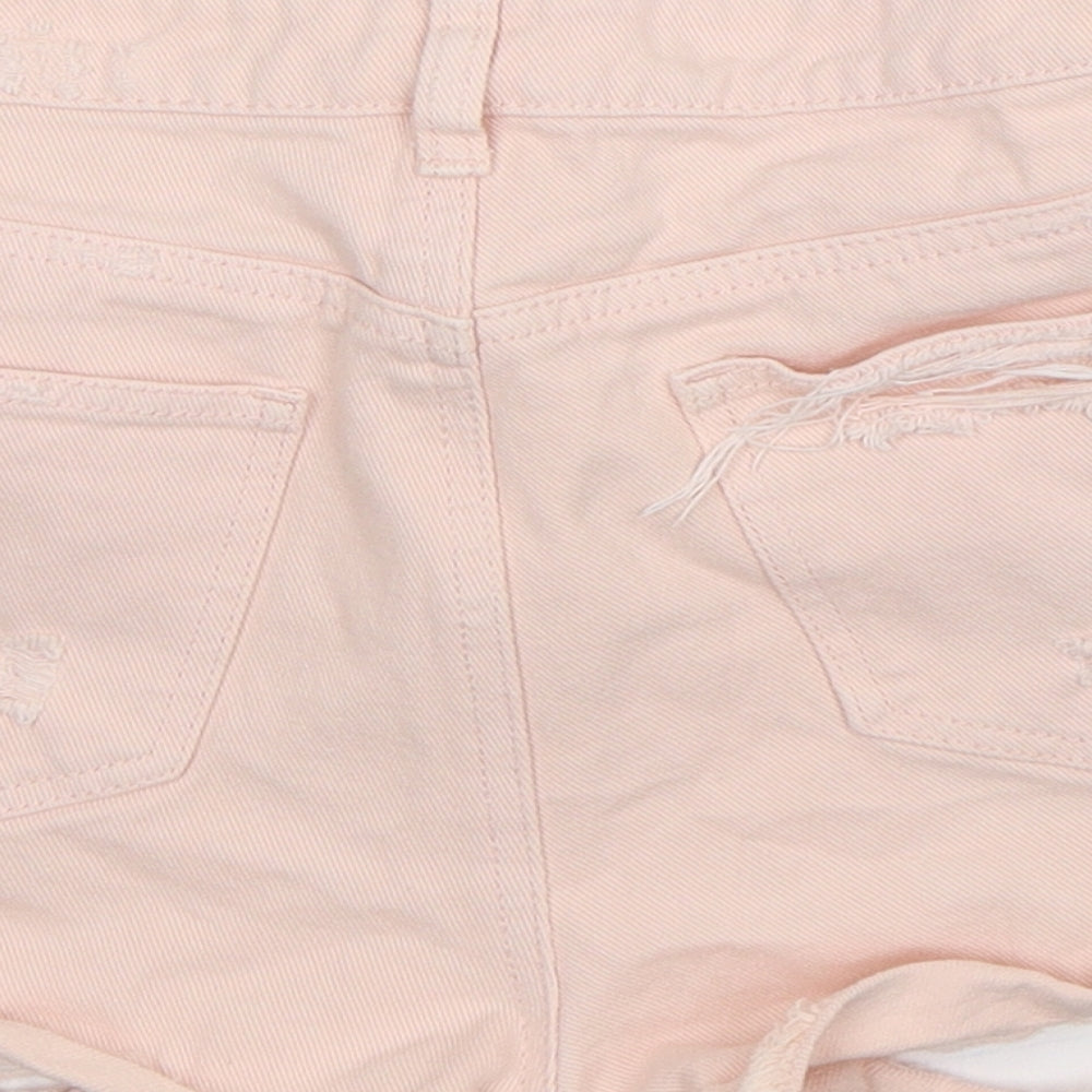Denim Co Womens Pink  Denim Hot Pants Shorts Size 10