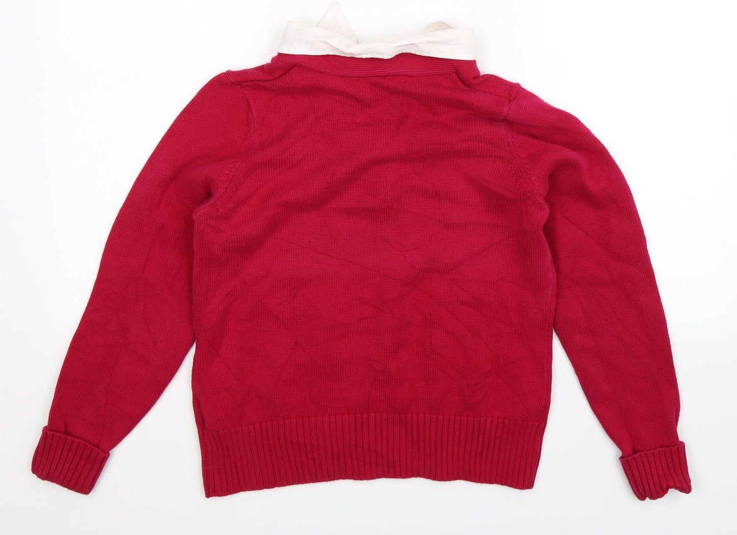 Marks and Spencer Womens Pink  Knit Pullover Jumper Size 12