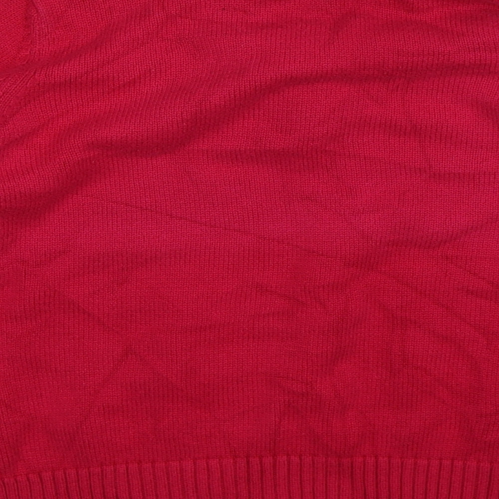 Marks and Spencer Womens Pink  Knit Pullover Jumper Size 12