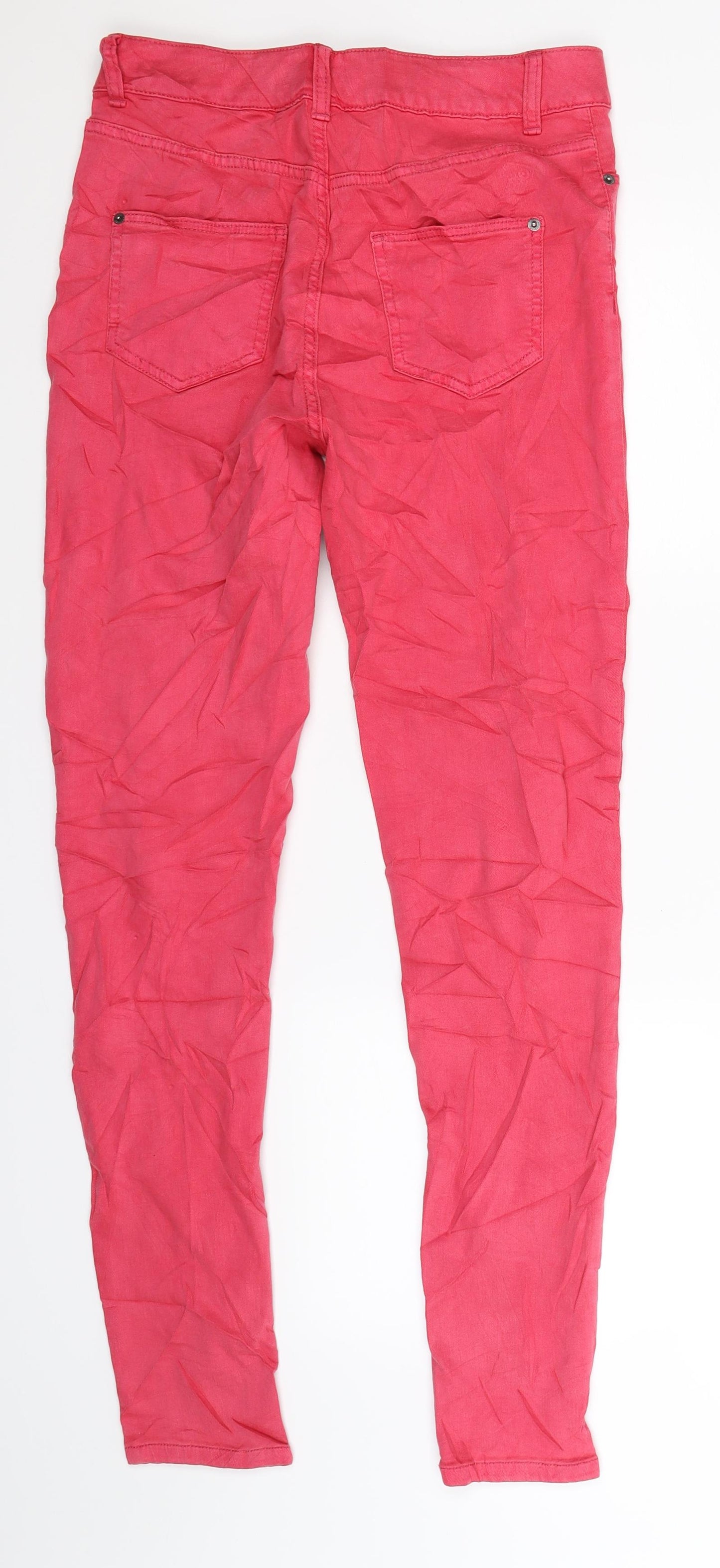 Marks and Spencer Womens Pink  Denim Jegging Jeans Size 10 L30 in