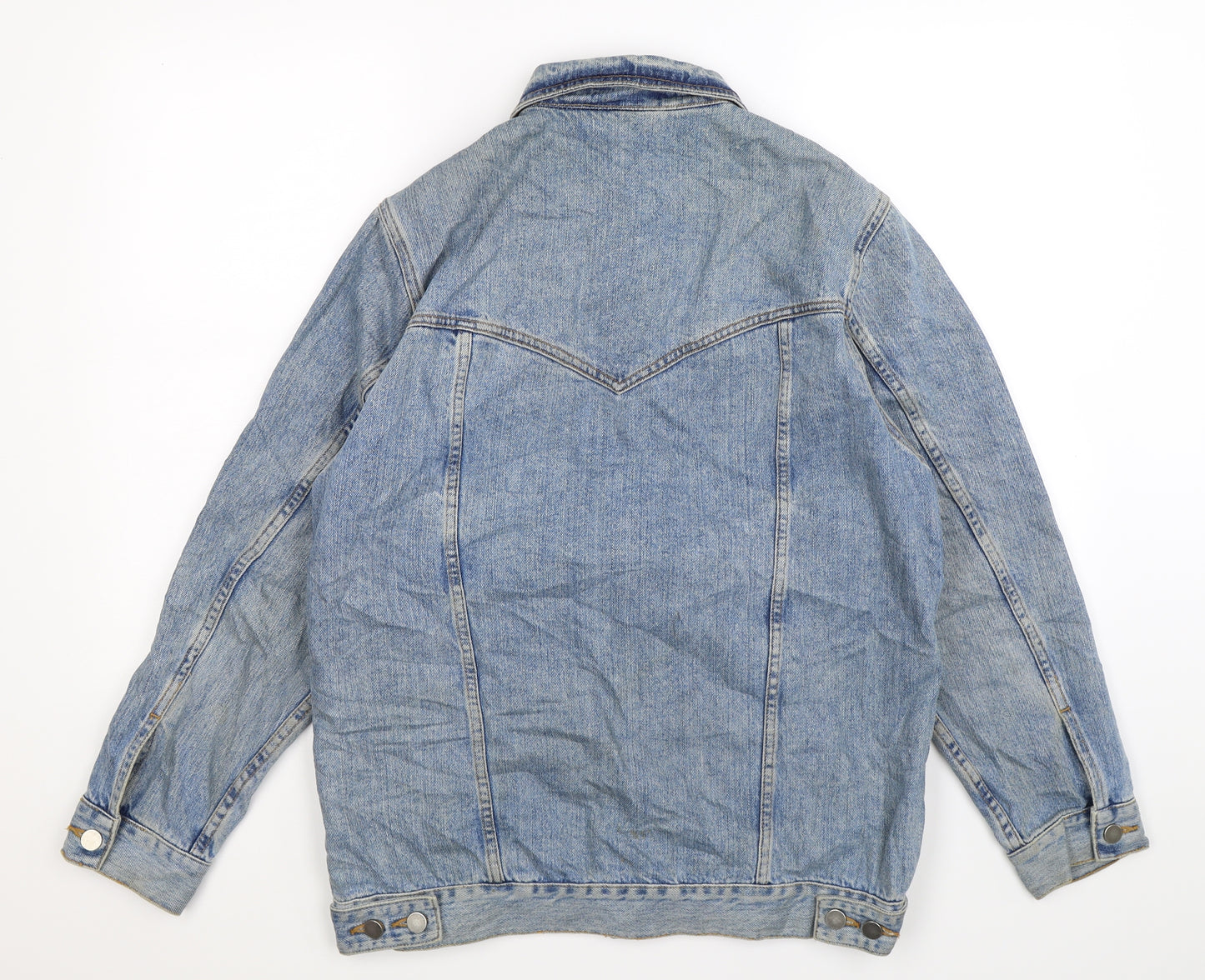 ASOS Womens Blue  Denim Jacket  Size 8  - Distressed