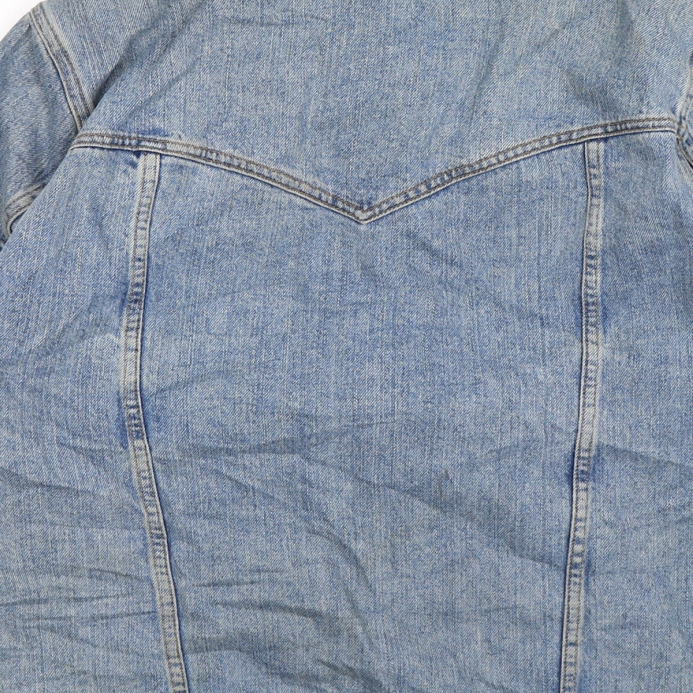 ASOS Womens Blue  Denim Jacket  Size 8  - Distressed
