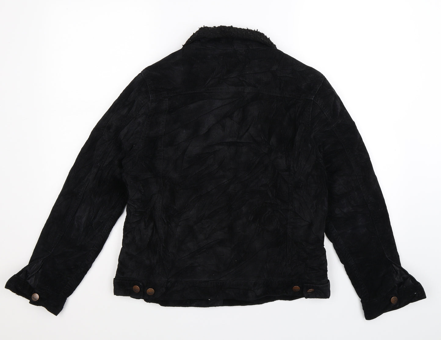 New Look Womens Black  Corduroy Jacket  Size 12