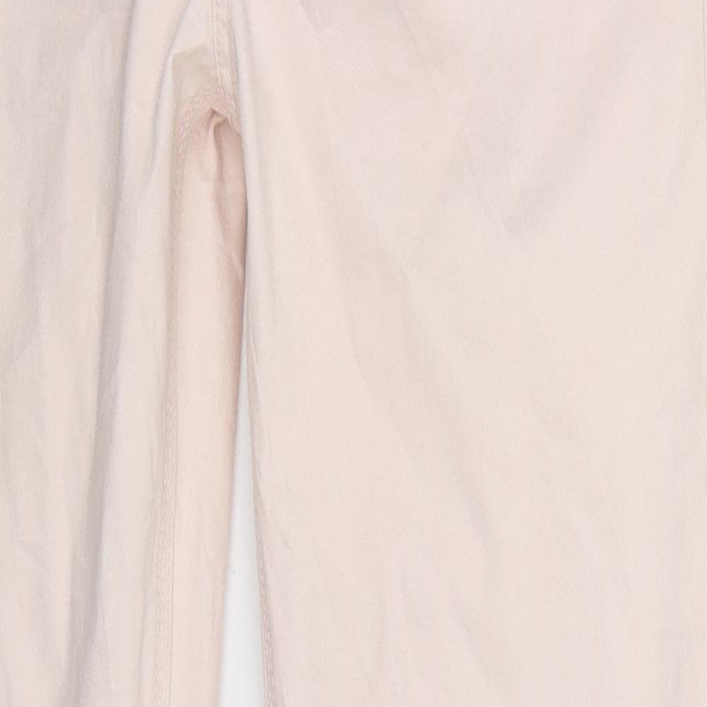 Mango Womens Pink  Denim Skinny Jeans Size 12 L30 in