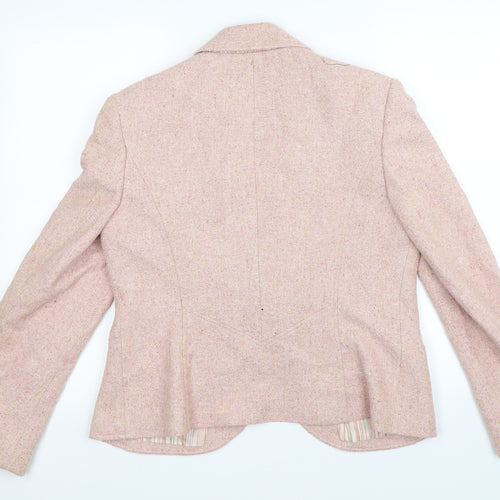 Laura Ashley Womens Pink   Jacket Blazer Size 16
