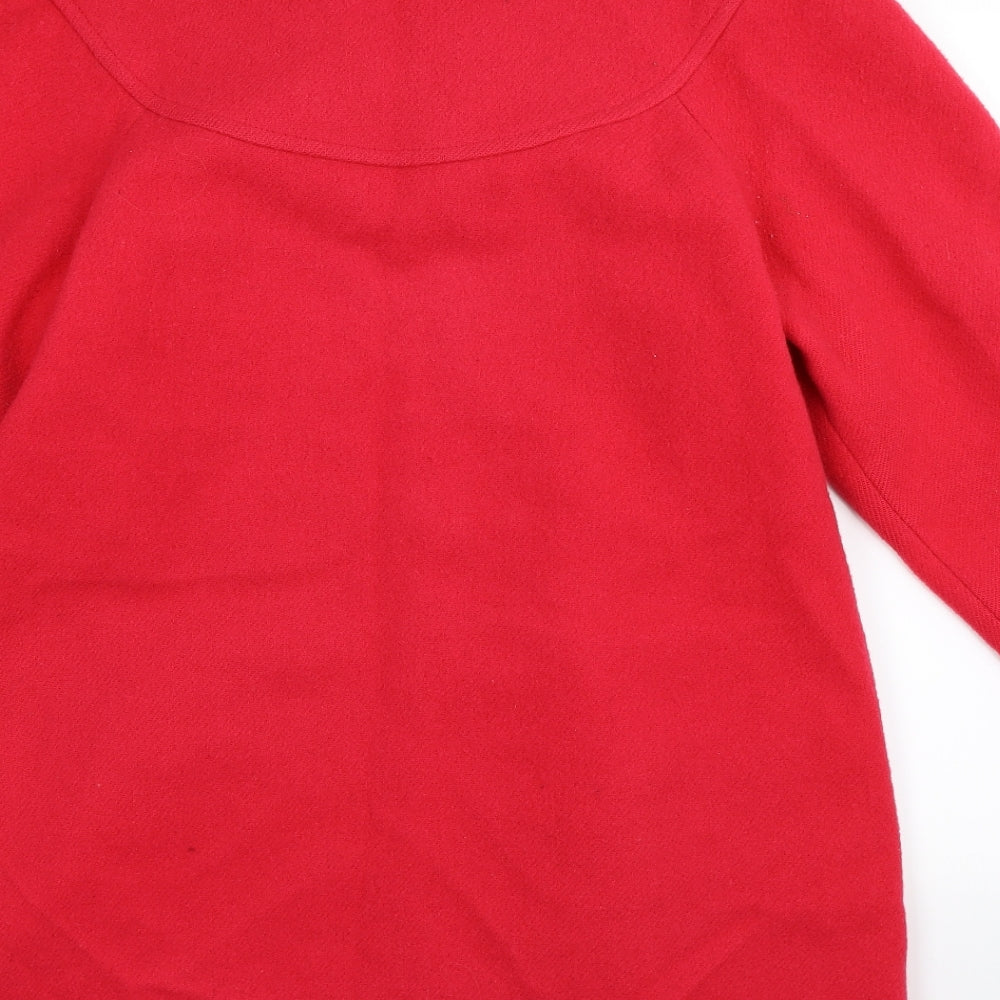 Alexon Womens Red   Overcoat Coat Size S