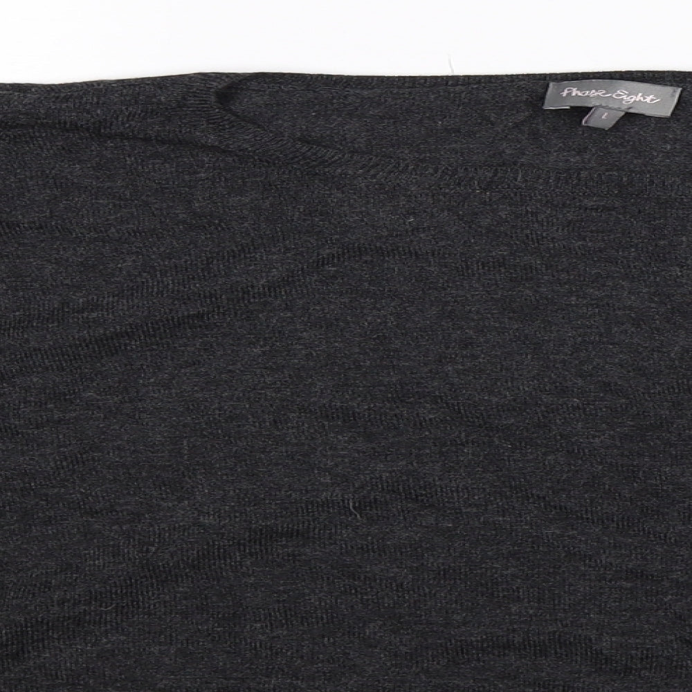 Phase Eight Womens Grey  Knit Pullover Jumper Size L  - Oversized