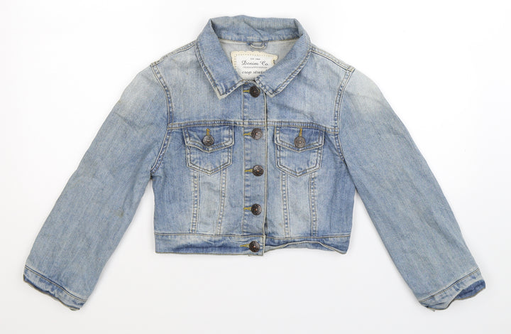 Denim Co Womens Blue Denim Jacket Size 8