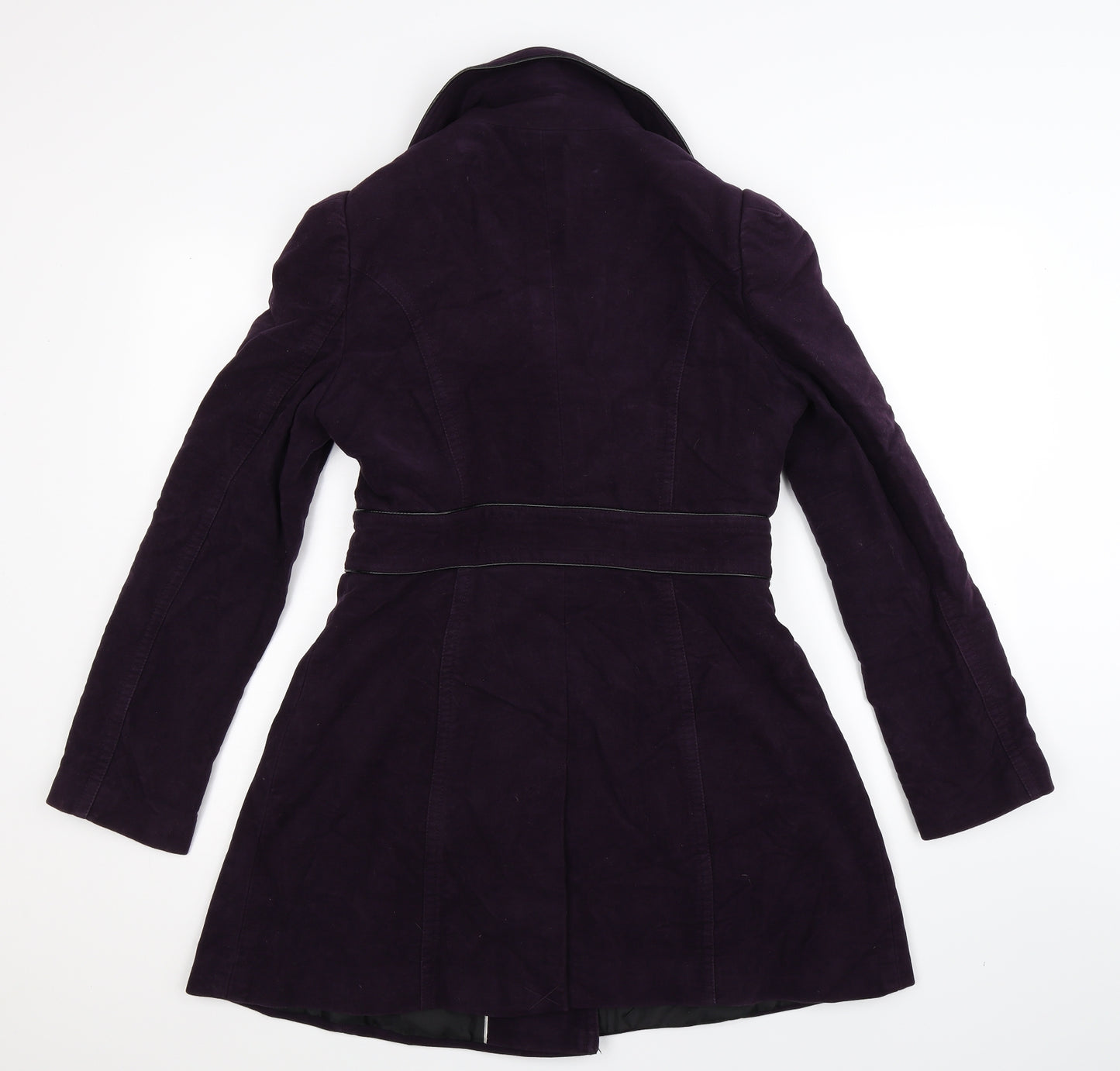 NEXT Womens Purple   Pea Coat Coat Size 10