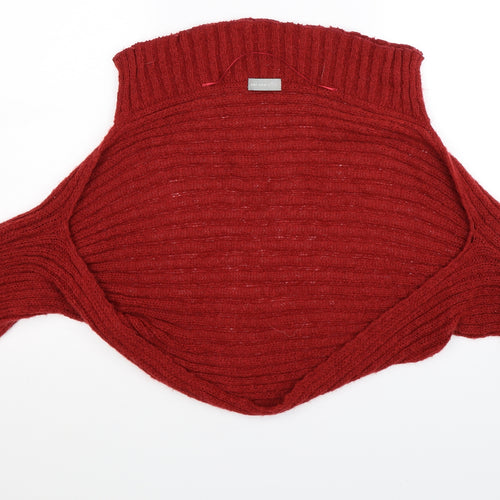 Per Una Womens Brown  Knit Cape Jumper Size L
