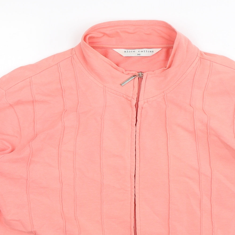 Alice Collins Womens Pink   Jacket  Size 16